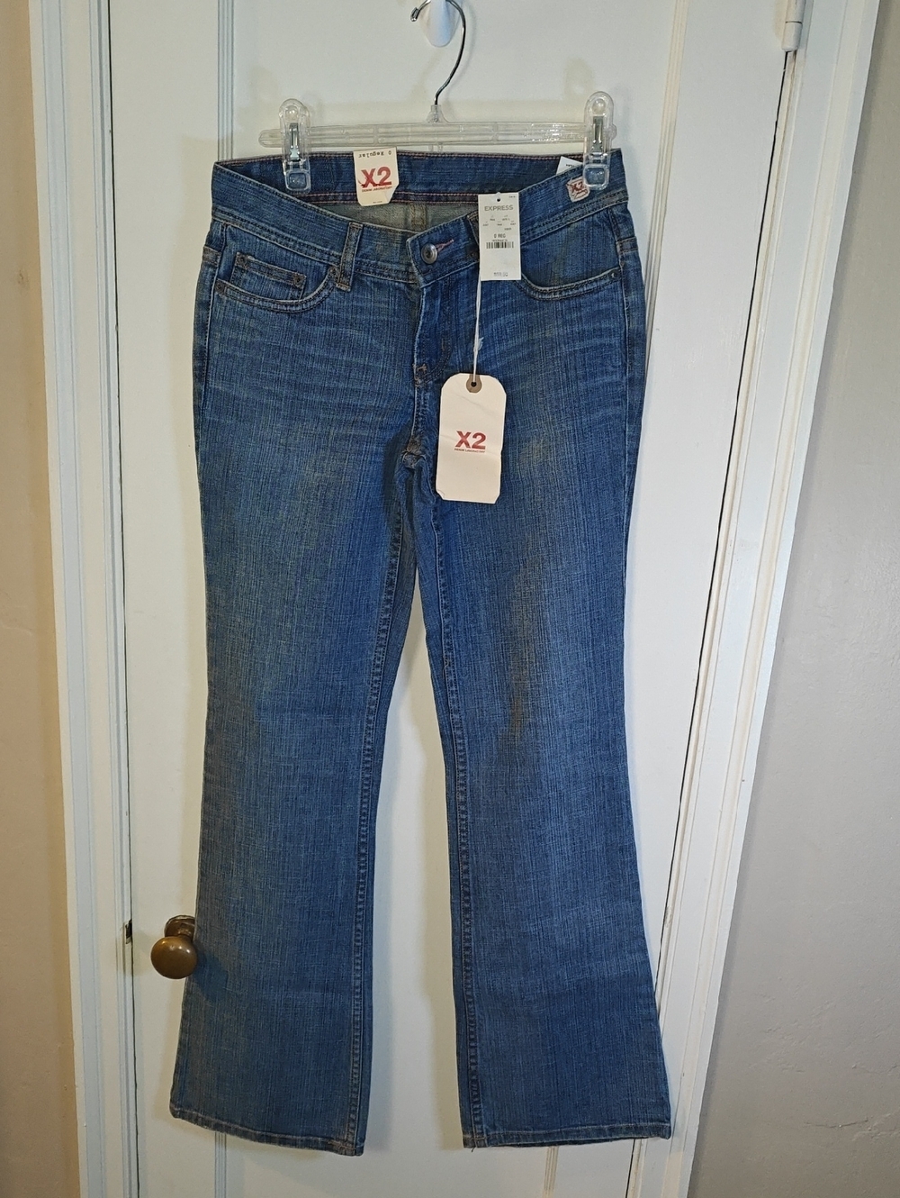 X2 Classic Blue Flared Jeans - Medium Wash